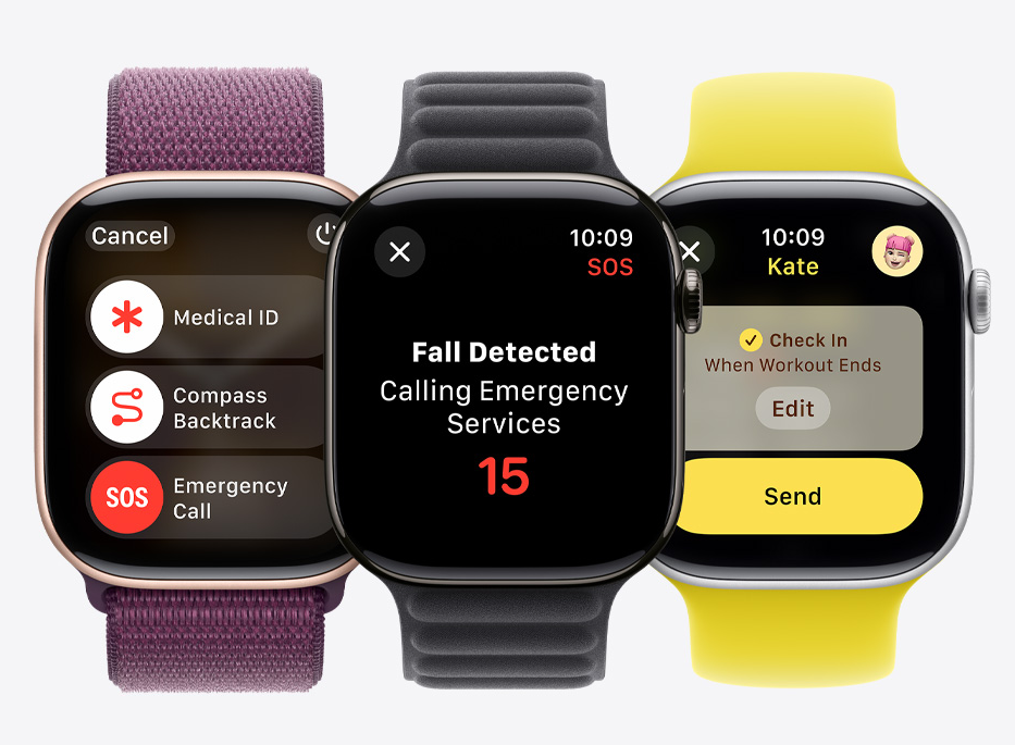 apple watch fall detection emergency sos